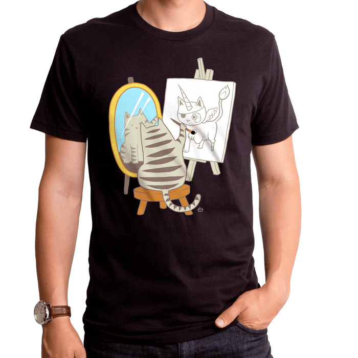 goodie two sleeves Body Image Cat Men's T-Shirt