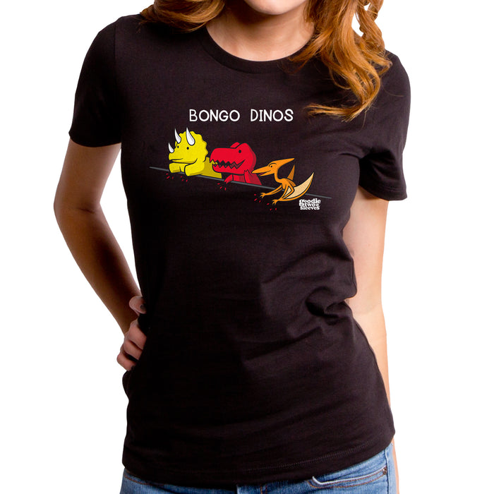 goodie two sleeves Bongo Dinos Women's T-Shirt
