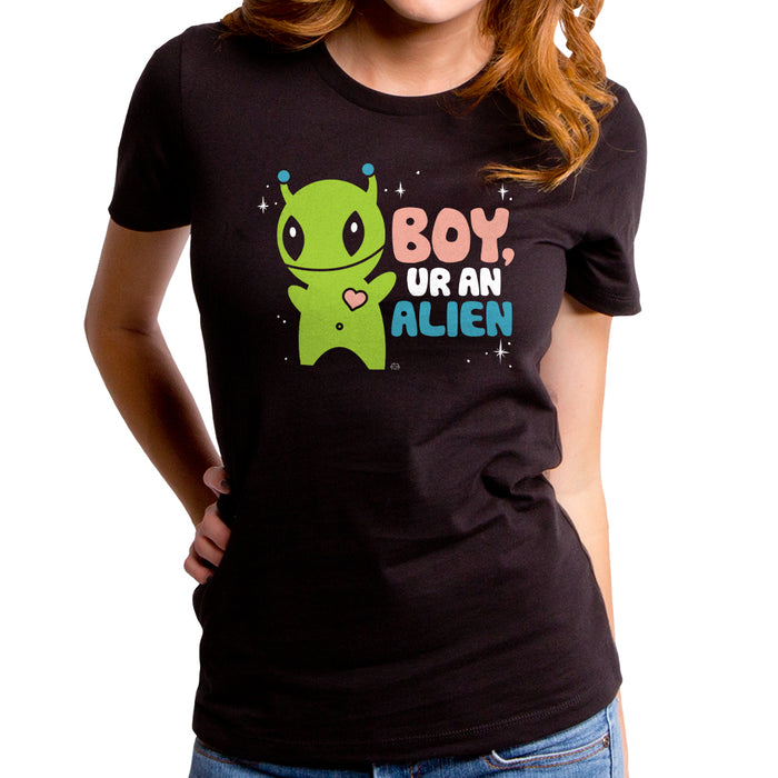 goodie two sleeves Boy Ur An Alien Women's T-Shirt