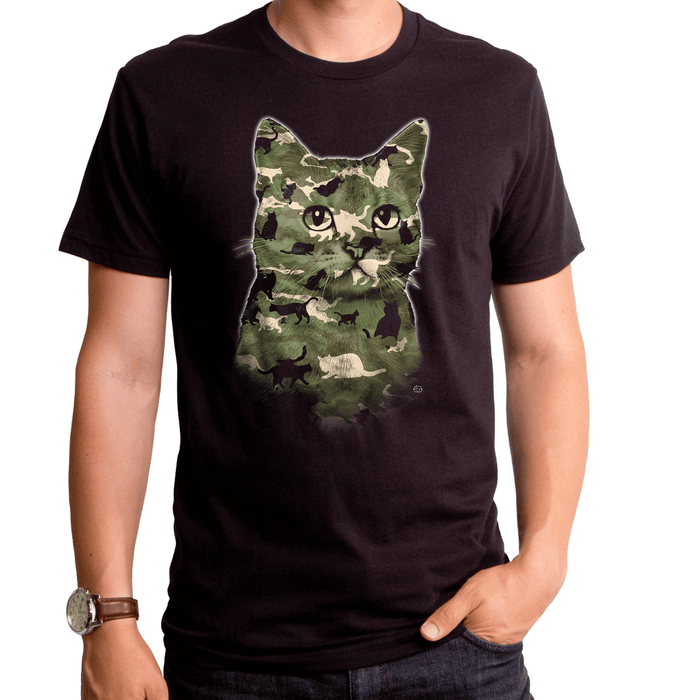 goodie two sleeves Cat on Cat Men's T-Shirt