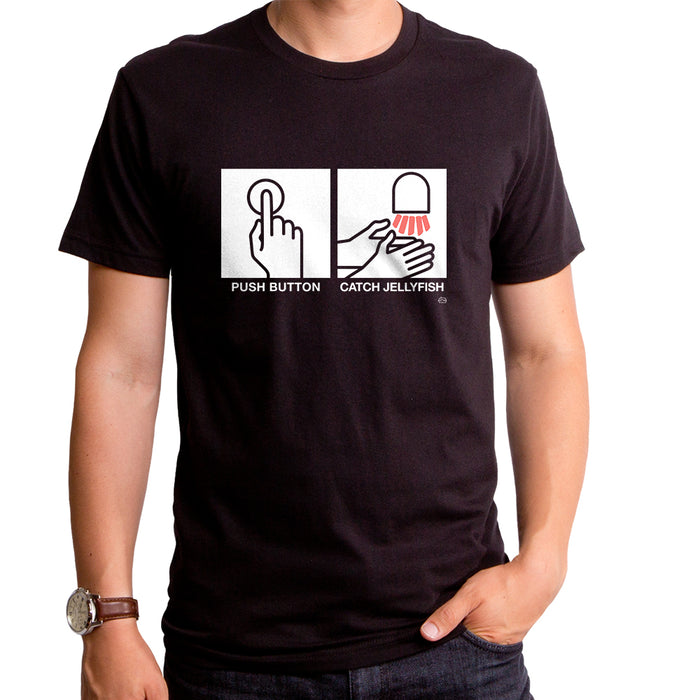 goodie two sleeves Catch Jellyfish Men's T-Shirt