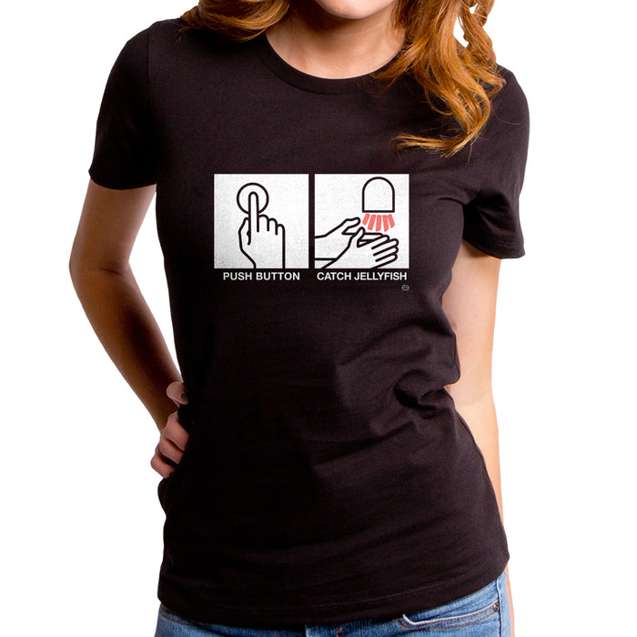 goodie two sleeves Catch Jellyfish Women's T-Shirt