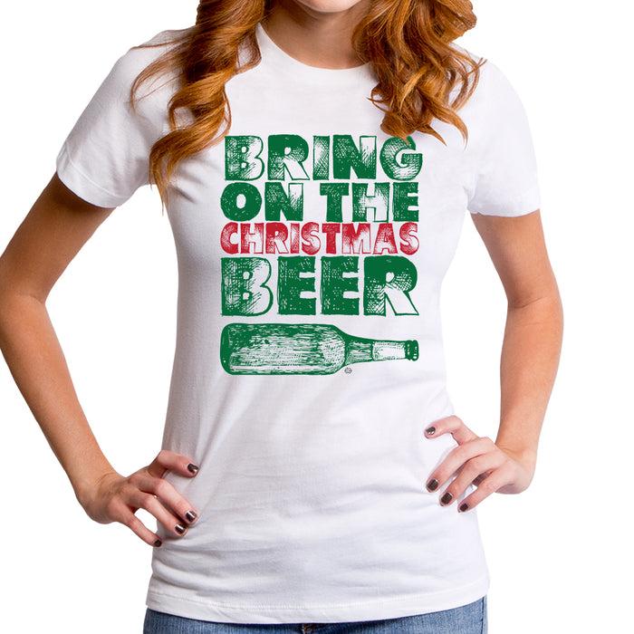 goodie two sleeves Christmas Beer Women's T-Shirt