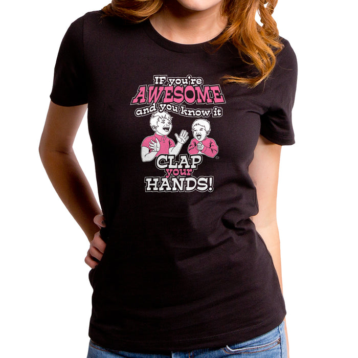goodie two sleeves Clap Your Hands Women's T-Shirt