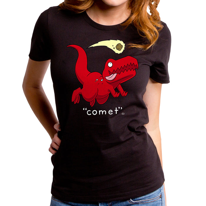 goodie two sleeves Comet Dinosaur Women's T-Shirt
