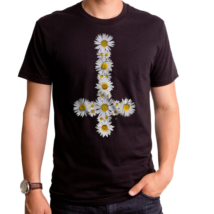 goodie two sleeves Daisy Cross Adult T-Shirt