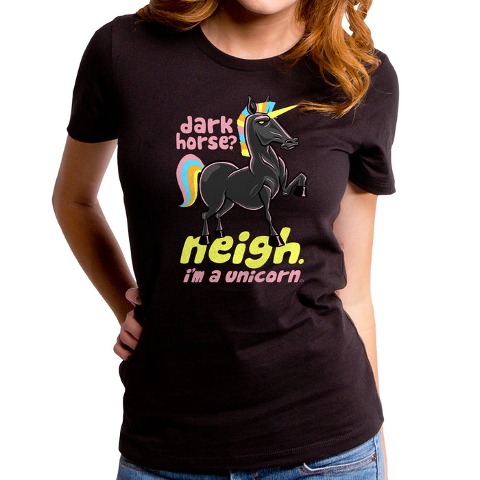 goodie two sleeves Dark Horse Women's T-Shirt