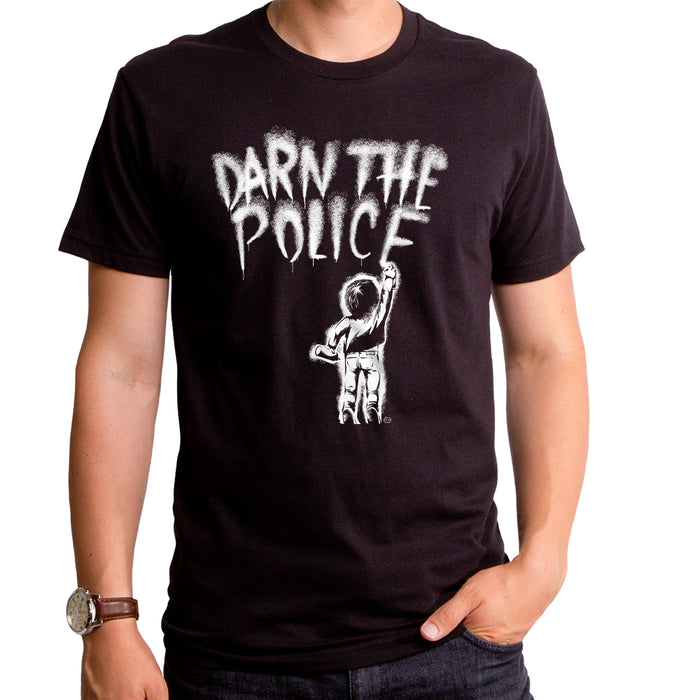 goodie two sleeves Darn the Police Men's T-Shirt