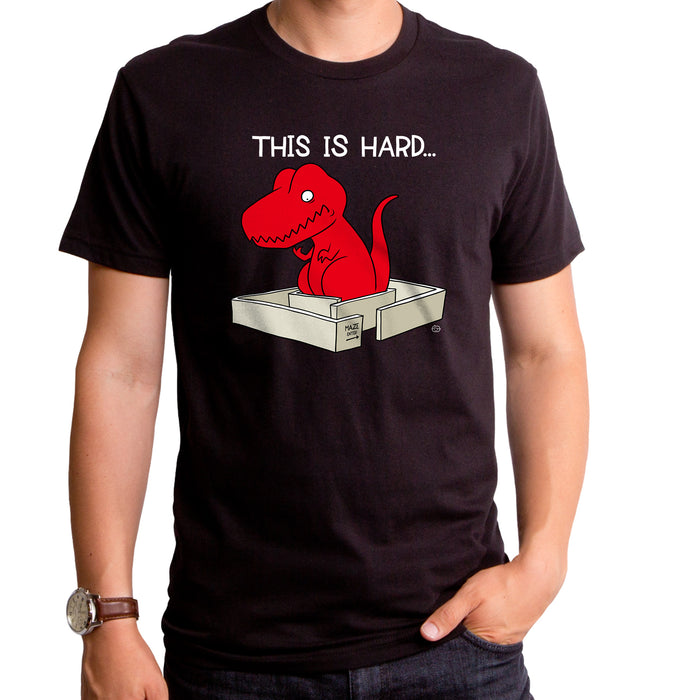 goodie two sleeves Dinosaur Maze Men's T-Shirt