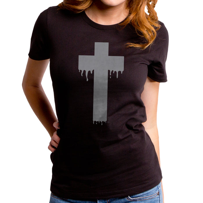 goodie two sleeves Drippy Cross Women's T-Shirt