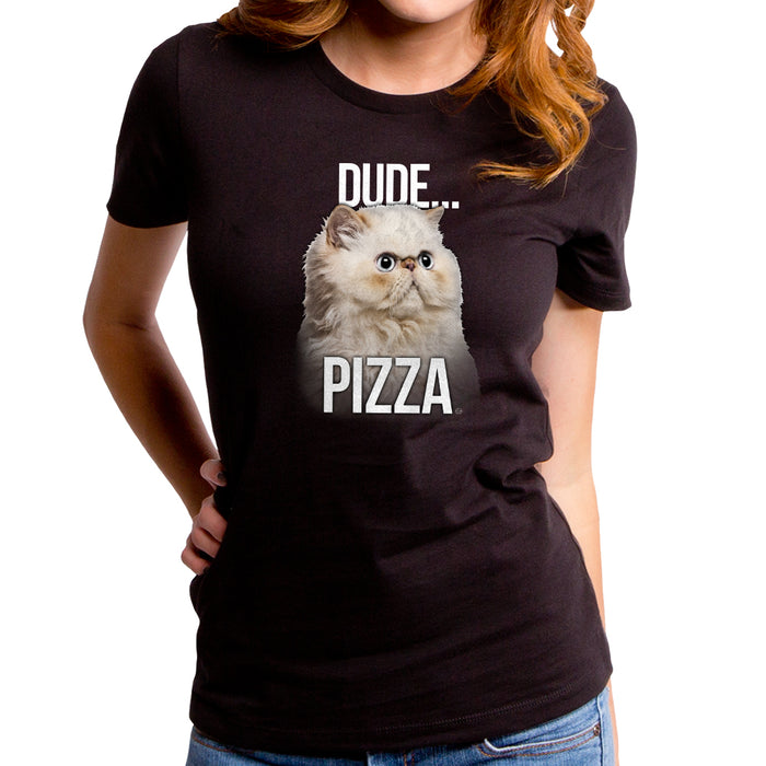 goodie two sleeves Dude Pizza Women's T-Shirt