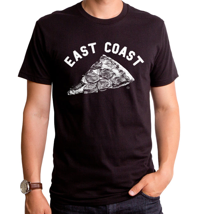goodie two sleeves East Coast Pizza Adult T-Shirt