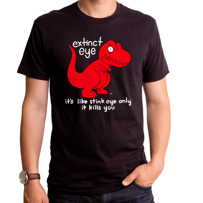 Goodie Two Sleeves Extinct Eye Dino Men's T-Shirt