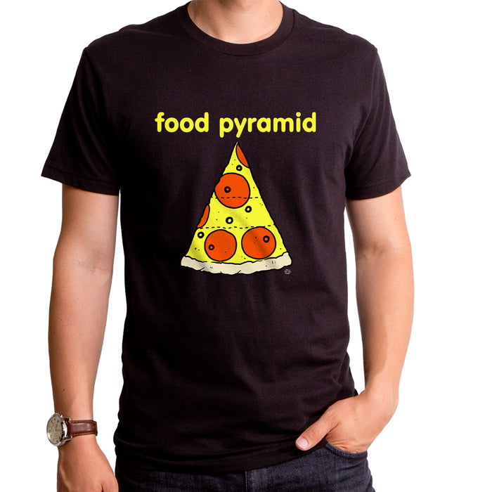 goodie two sleeves Food Pyramid Adult T-Shirt