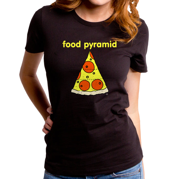 goodie two sleeves Food Pyramid Women's T-Shirt