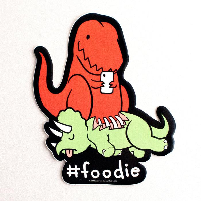 goodie two sleeves Foodie Dino Sticker
