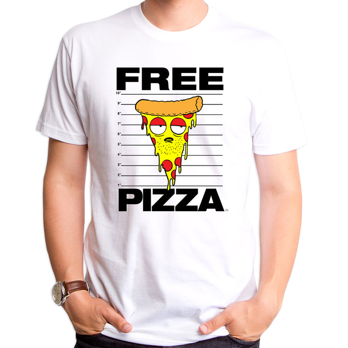 goodie two sleeves Free Pizza Adult T-Shirt