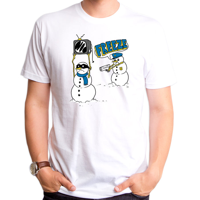 goodie two sleeves Freeze Snowman Men's T-Shirt