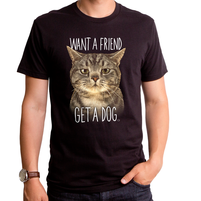 goodie two sleeves Get A Dog Men's T-Shirt