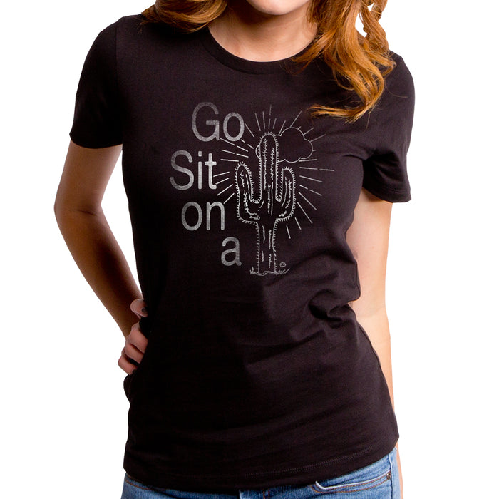 goodie two sleeves Go Sit on A Women's T-Shirt