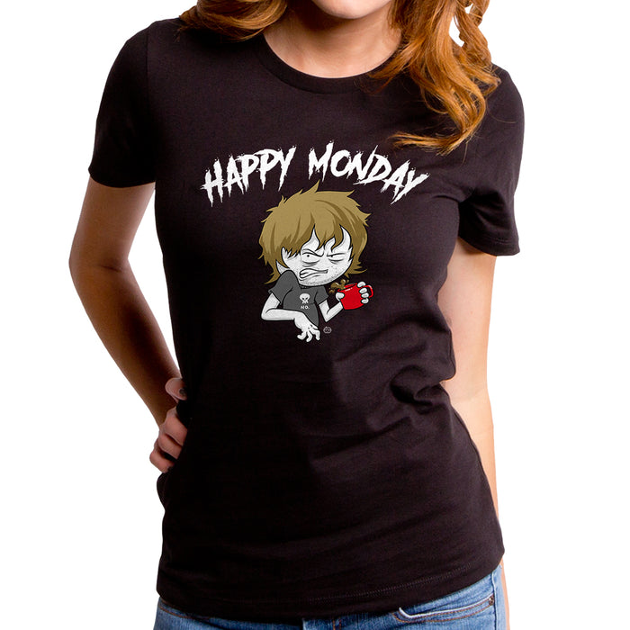 goodie two sleeves Happy Monday Women's T-Shirt