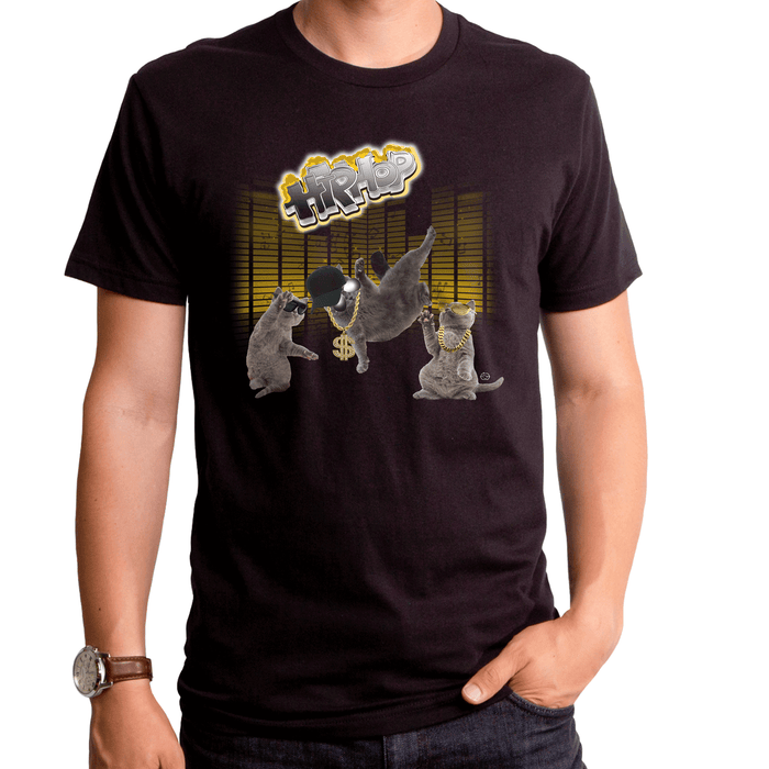 goodie two sleeves Hip Hop Cat Men's T-Shirt