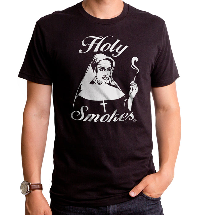 goodie two sleeves Holy Smokes Adult T-Shirt