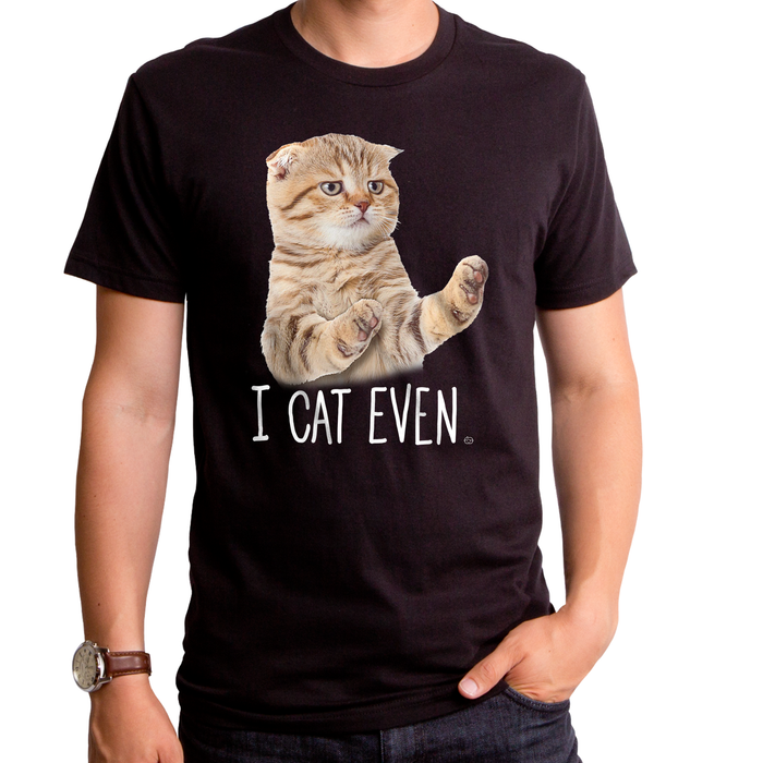 goodie two sleeves I Cat Even Men's T-Shirt