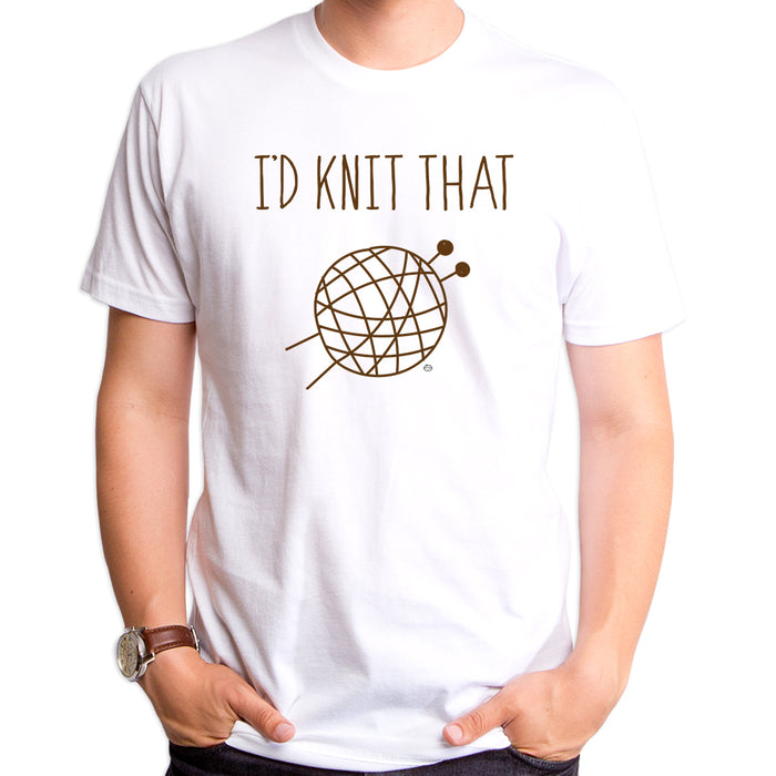 goodie two sleeves I'd Knit That Men's T-Shirt