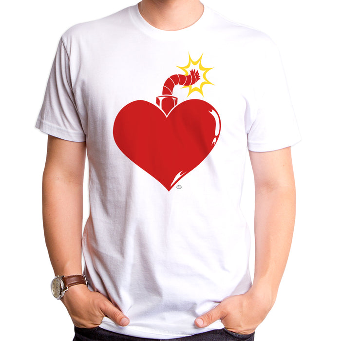 goodie two sleeves I Heart Bomb Adult T-Shirt