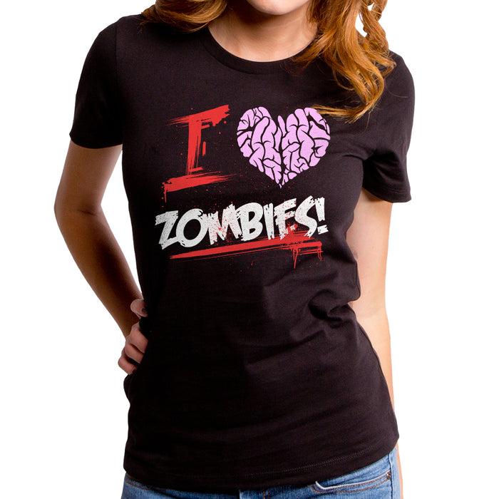 goodie two sleeves I Heart Zombies Women's T-Shirt