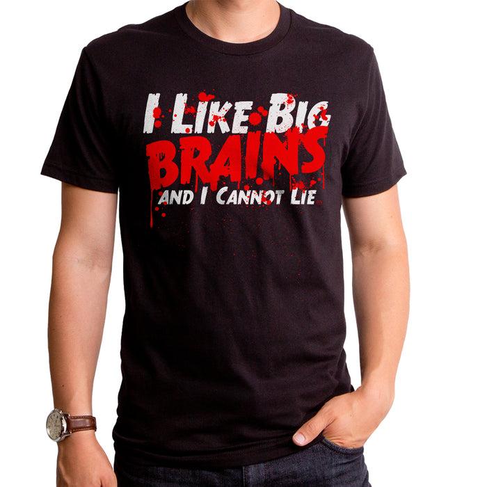 goodie two sleeves I Like Big Brains Adult T-Shirt
