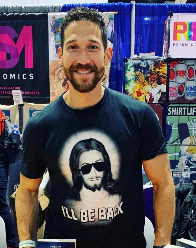 goodie two sleeves I'll Be Back Adult T-Shirt