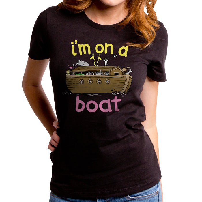 goodie two sleeves I'm On a Boat Women's T-Shirt