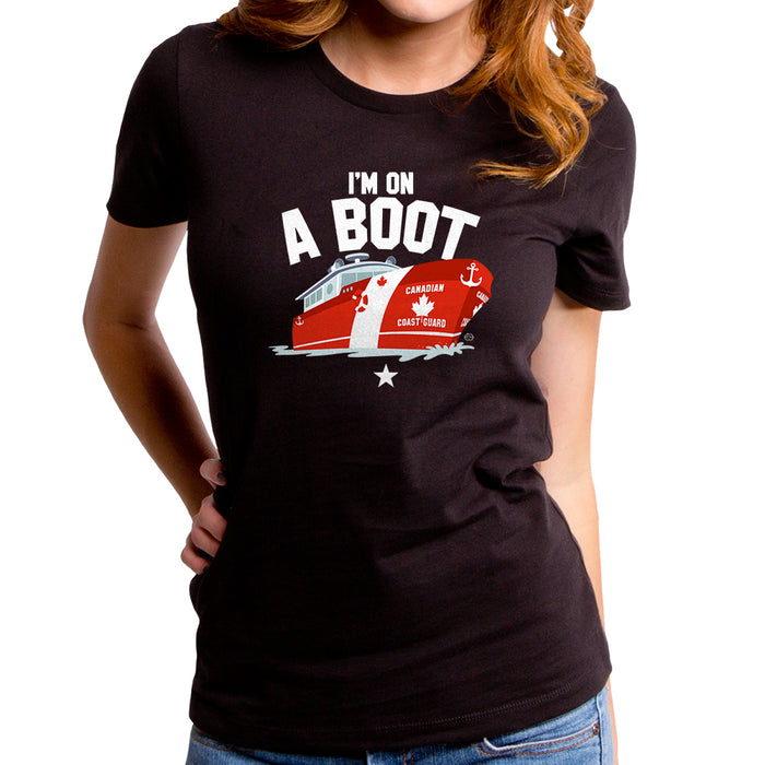 goodie two sleeves I'm on a Boot Women's T-Shirt