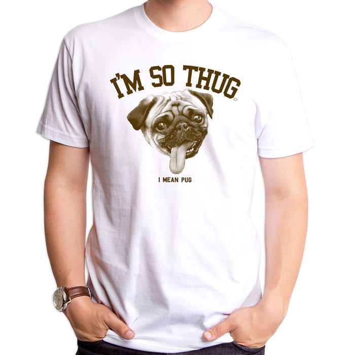 goodie two sleeves I'm So Pug Adult T-Shirt