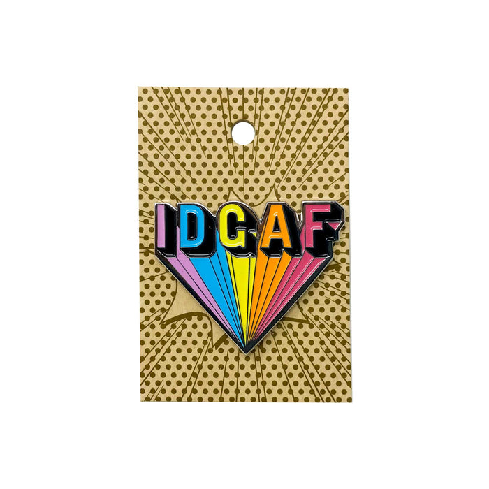 goodie two sleeves IDGAF Lapel Pin