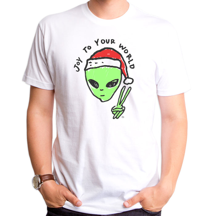 goodie two sleeves Joy To Your World Men's T-Shirt