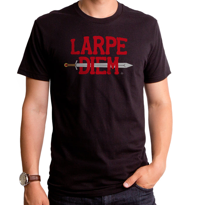 goodie two sleeves Larpe Diem Adult T-Shirt