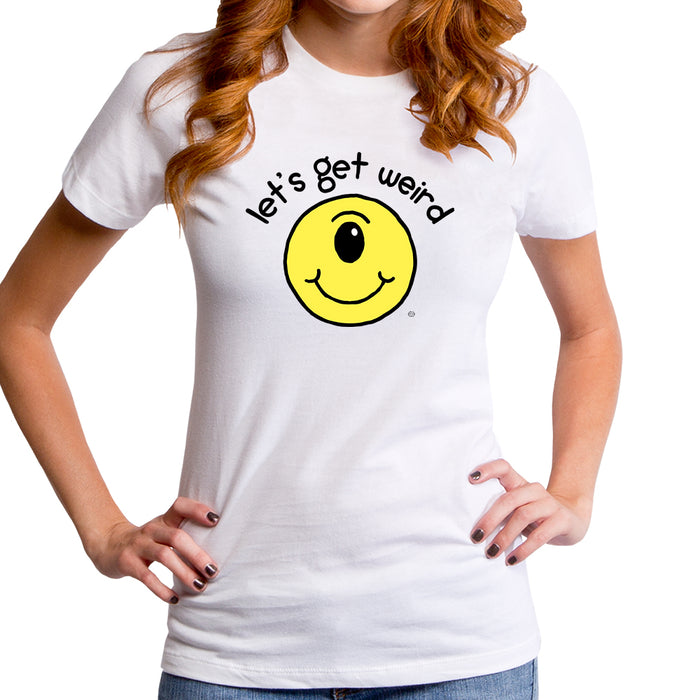 goodie two sleeves Let's Get Weird Women's T-Shirt