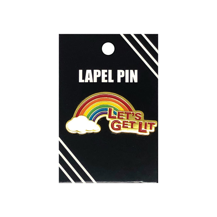 goodie two sleeves Lets Get Lit Lapel Pin