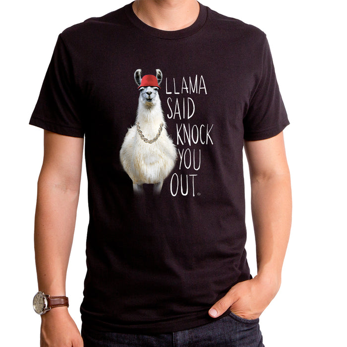 goodie two sleeves Llama Said Adult T-Shirt