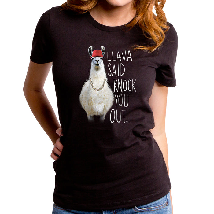 goodie two sleeves Llama Said Women's T-Shirt