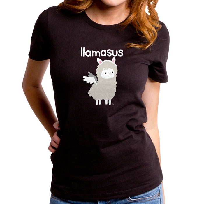 goodie two sleeves Llamasus Women's T-Shirt