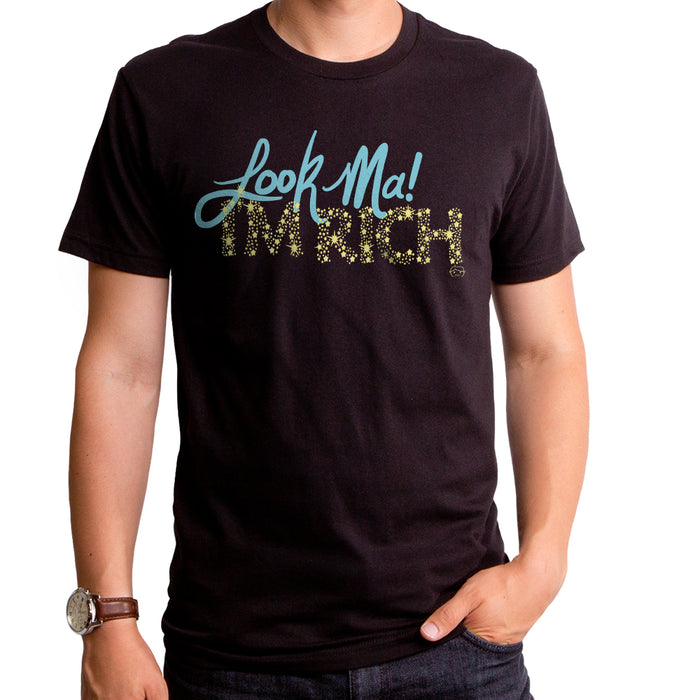 goodie two sleeves Look Ma I'm Rich Adult T-Shirt