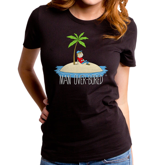 goodie two sleeves Man Over Bored Women's T-Shirt