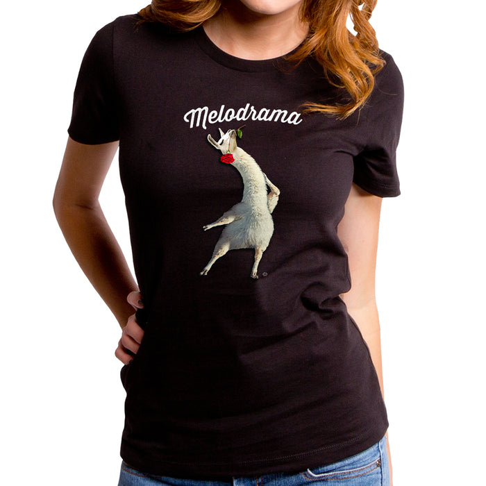 goodie two sleeves Melodrama Llama Women's T-Shirt