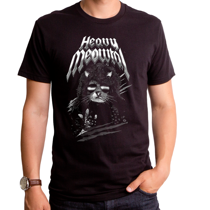 goodie two sleeves Meowl At The Moon Men's T-Shirt