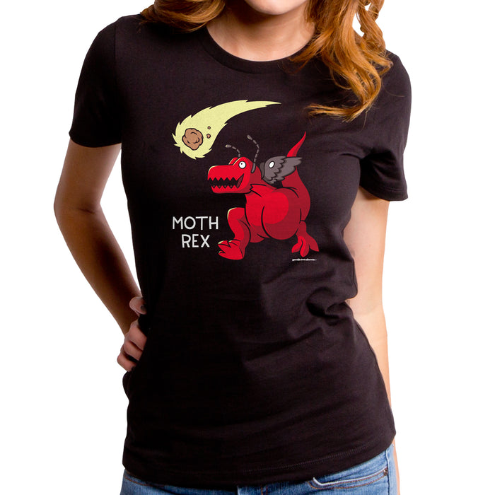goodie two sleeves Moth Rex Women's T-Shirt