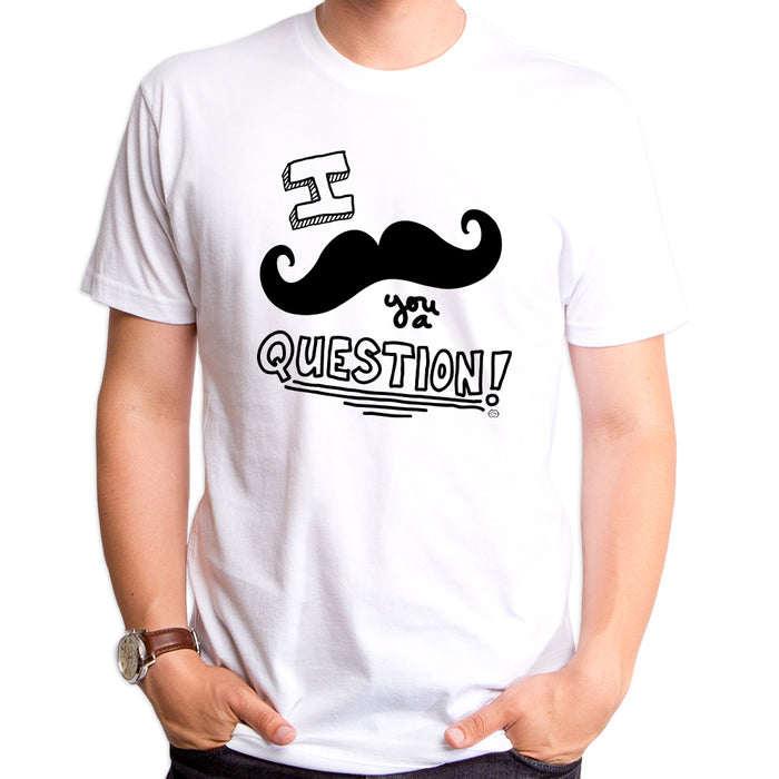 goodie two sleeves Mustache You Men's T-Shirt